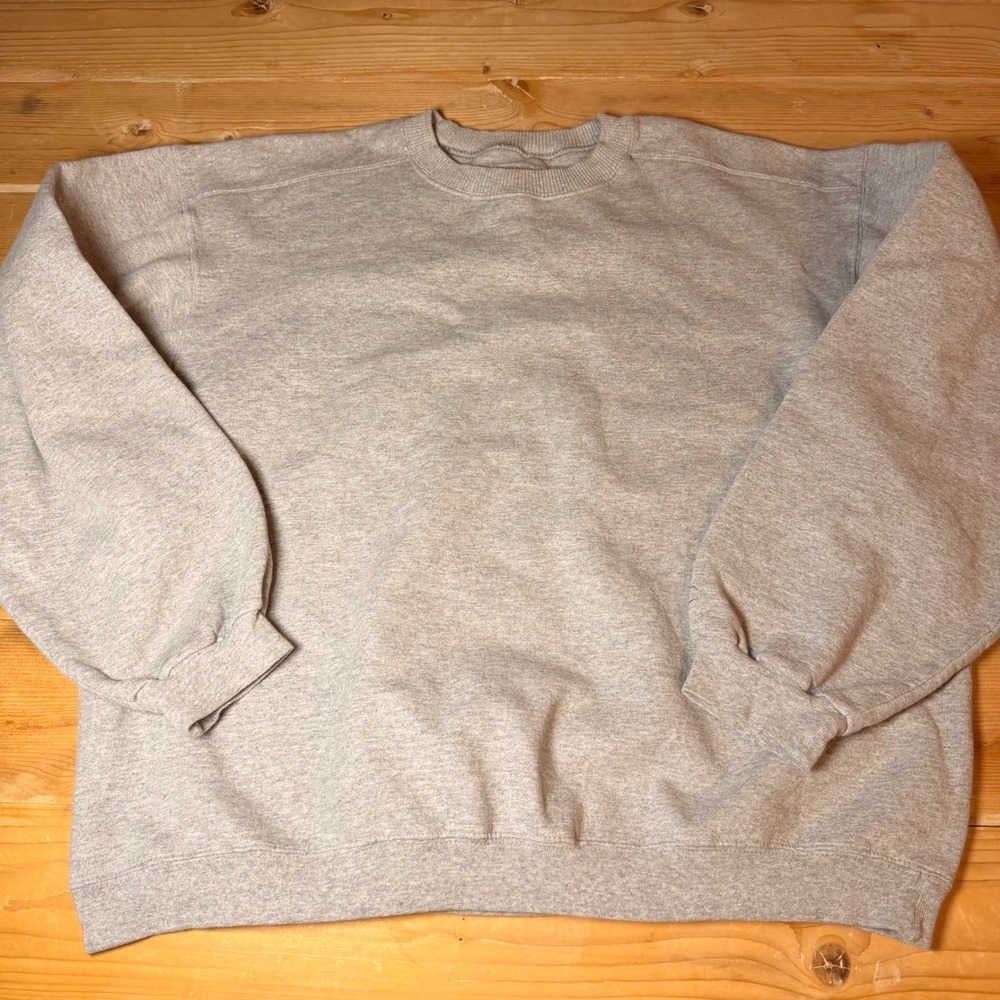 Champion Eco Mens XL Heather Gray Crewneck Sweatshirt S2055-U37 Athletic Fleece‎